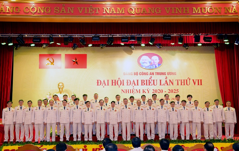 Đại hội đại biểu Đảng bộ Công an Trung ương lần thứ VII, nhiệm kỳ 2020 - 2025 thành công tốt đẹp